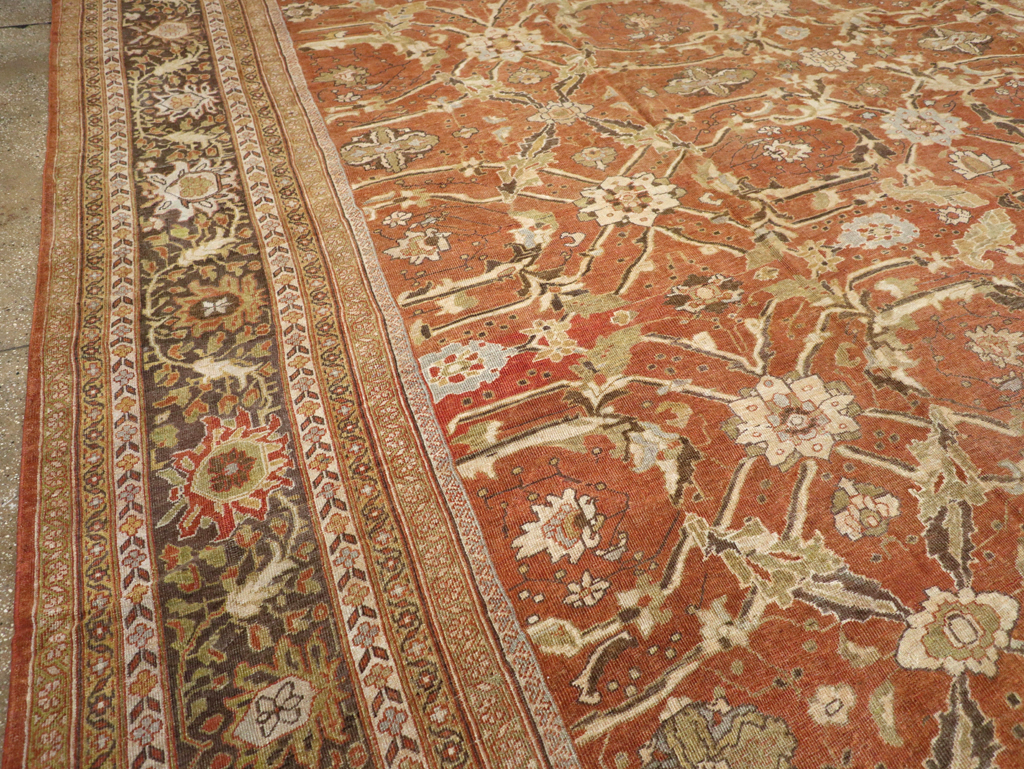 Antique Persian Mahal Carpet, No.24314 - Gsblank