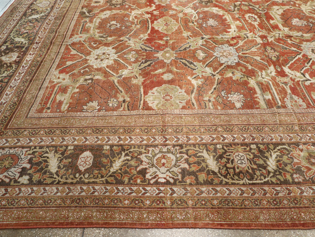 Antique Persian Mahal Carpet, No.24314 - Gsblank