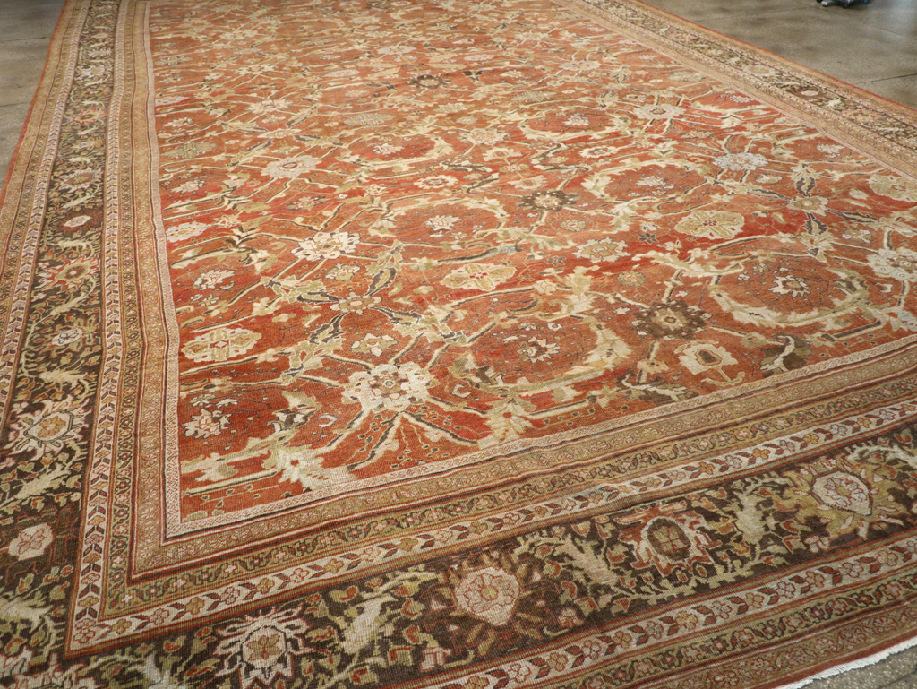 Antique Persian Mahal Carpet, No.24314 - Gsblank