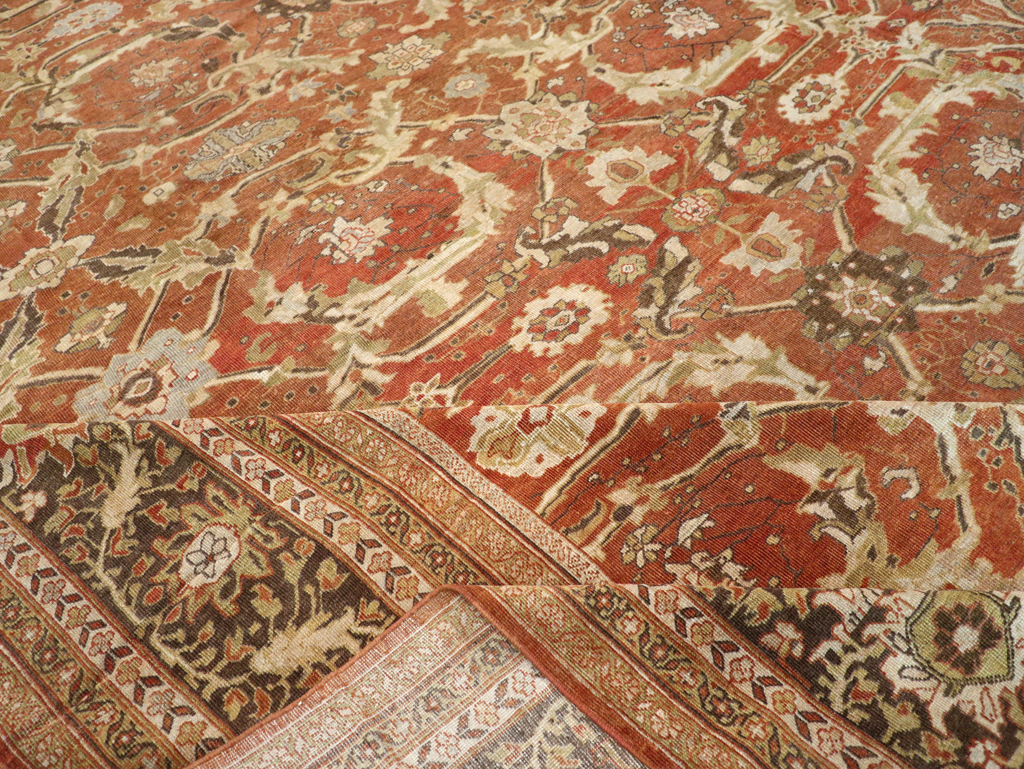 Antique Persian Mahal Carpet, No.24314 - Gsblank
