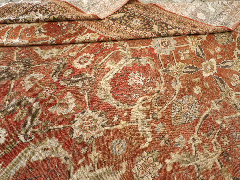 Antique Persian Mahal Carpet, No.24314 - Gsblank