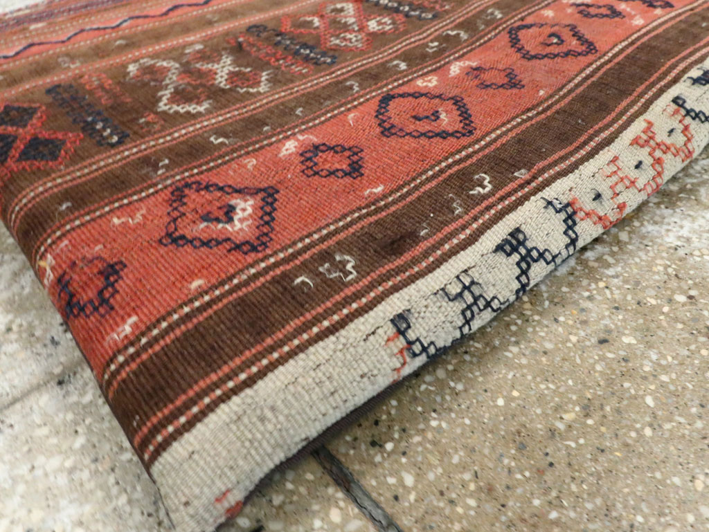 Antique Persian Flat-weave Cushion, No.24318 - Gsblank