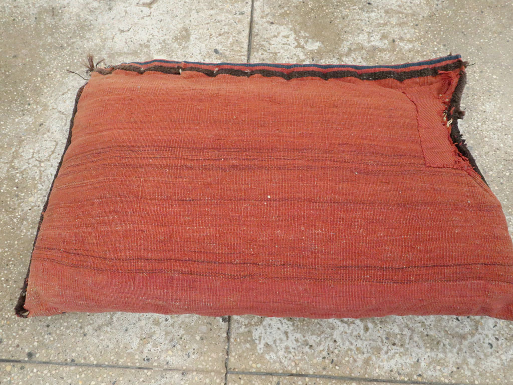 Antique Persian Afshar Bag Face Pillow, No.24319 - Gsblank