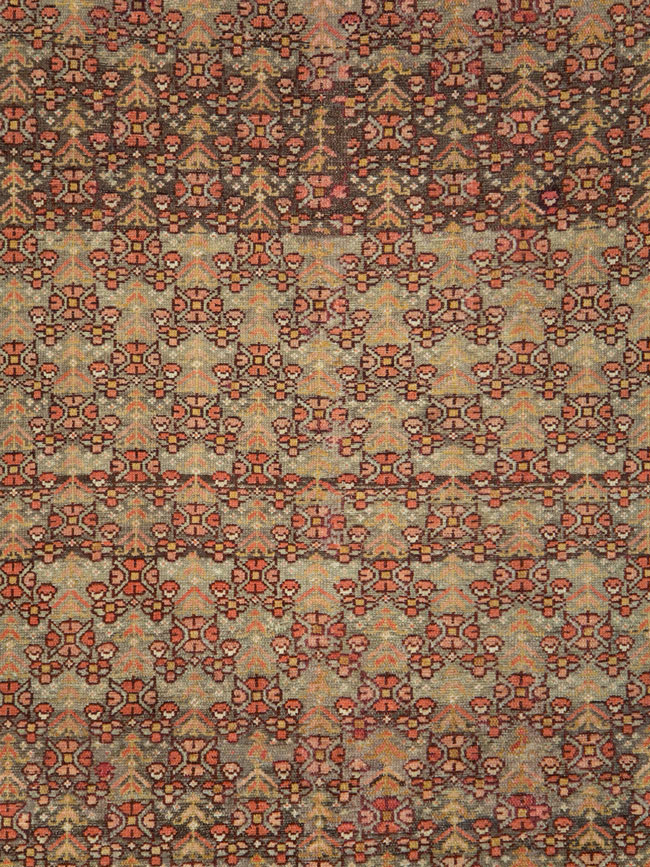 Antique Persian Malayer Wide Runner, No.24334 - Gsblank