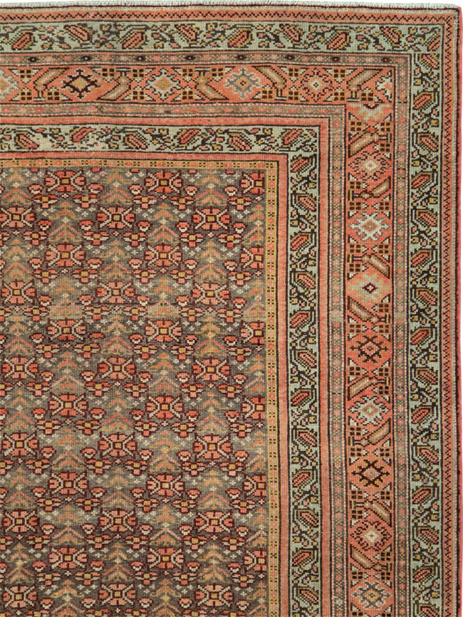 Antique Persian Malayer Wide Runner, No.24334 - Gsblank