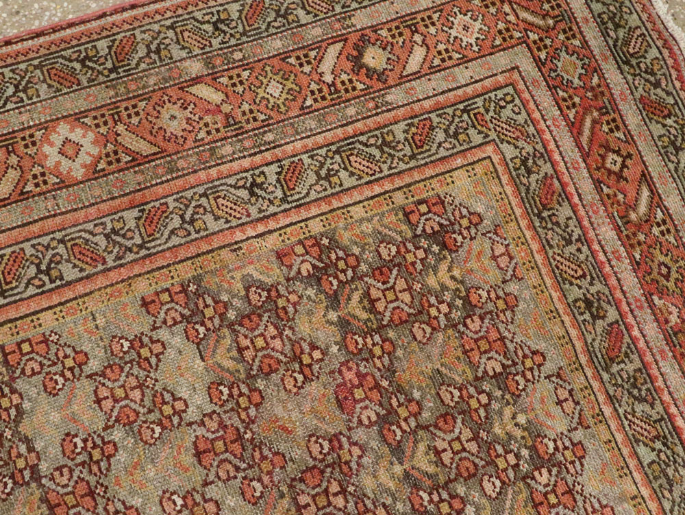 Antique Persian Malayer Wide Runner, No.24334 - Gsblank