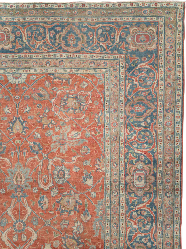 Antique Persian Tabriz Carpet, No.24335 - Gsblank