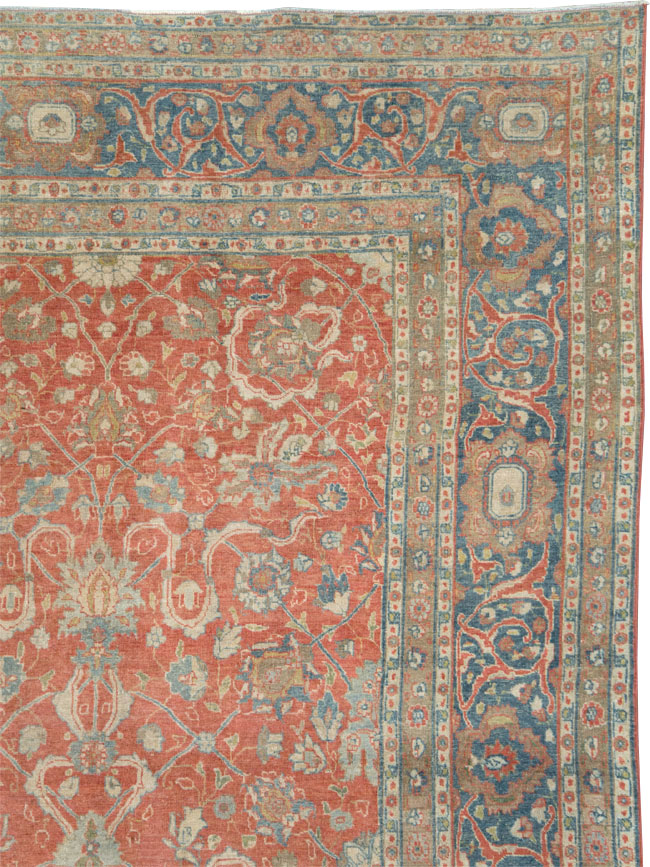 Antique Persian Tabriz Carpet, No.24335 - Gsblank