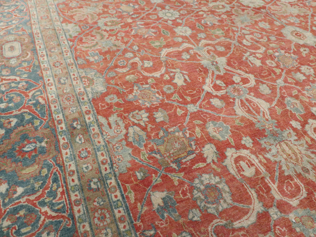 Antique Persian Tabriz Carpet, No.24335 - Gsblank