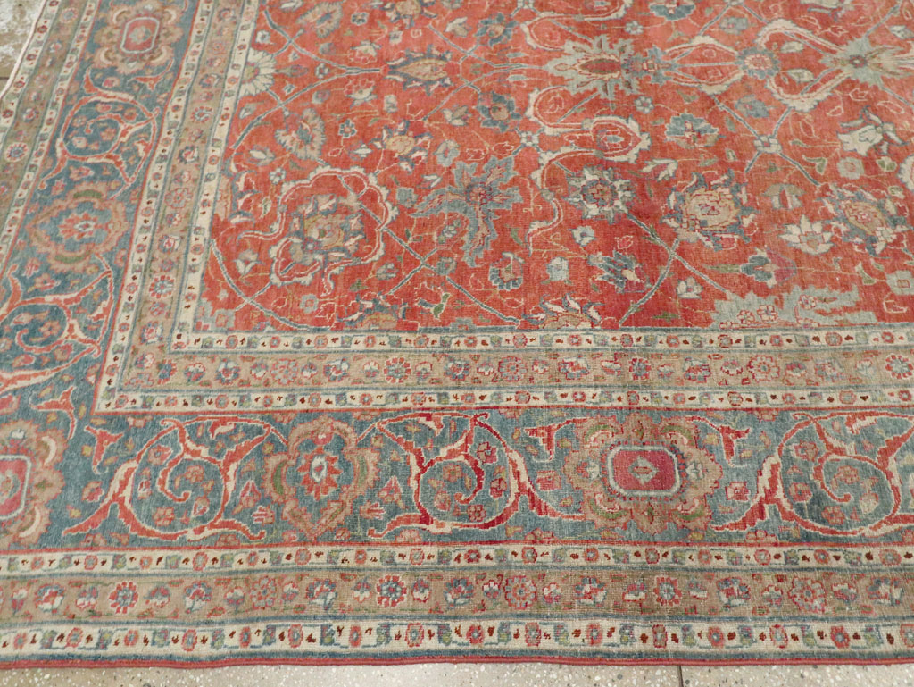 Antique Persian Tabriz Carpet, No.24335 - Gsblank