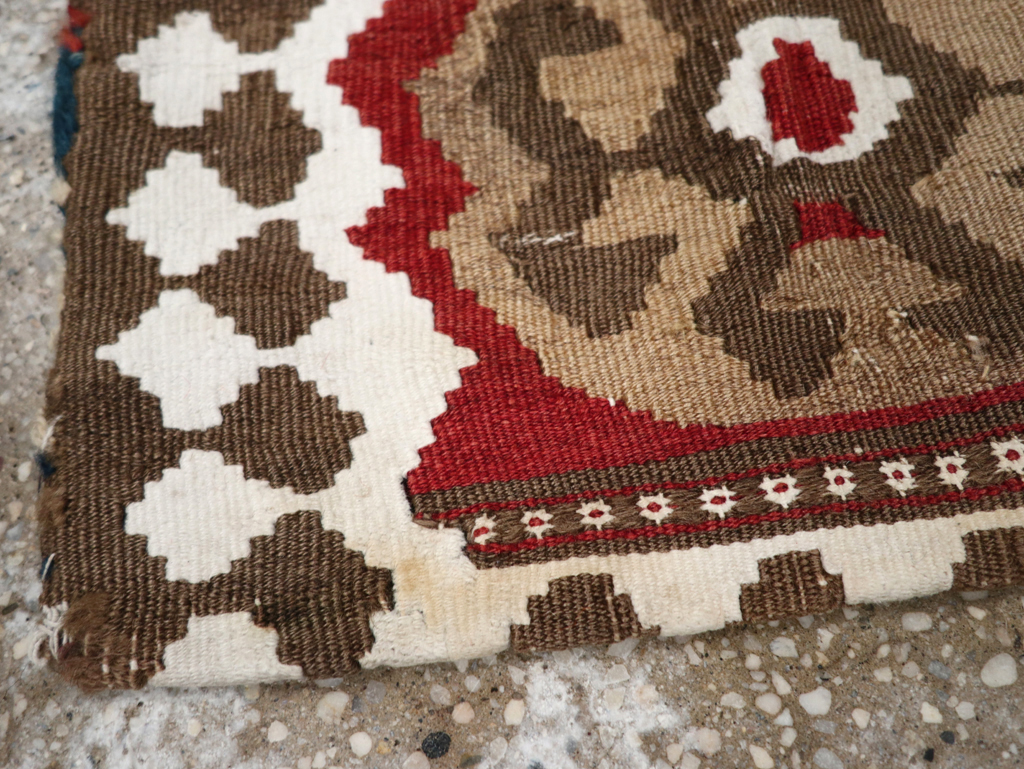 Vintage Persian Flatweave Kilim Bag, No.24349 - Gsblank