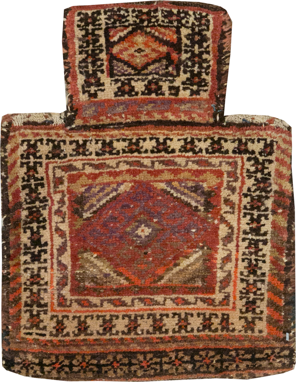 Vintage Persian Kurdish Bag, No.24352 - Gsblank