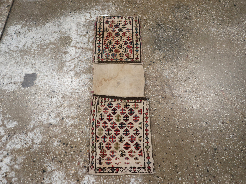 Vintage Persian Kilim Saddlebag (Khorjin), No.24355 - Gsblank