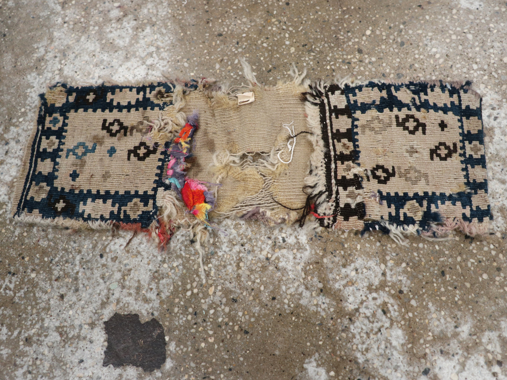 Vintage Persian Saddlebag (Khorjin), No.24356 - Gsblank