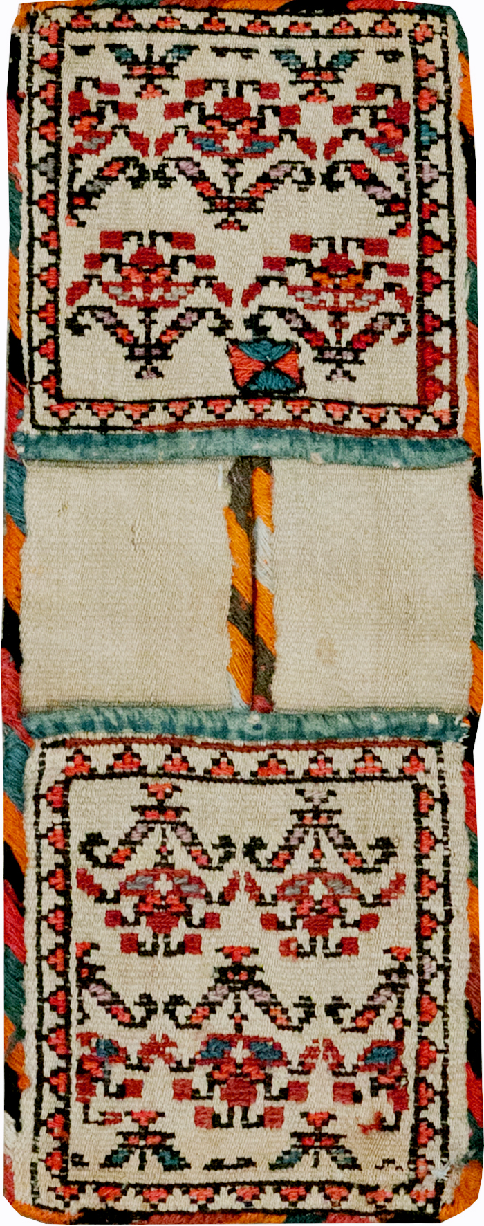 Vintage Persian Kilim Saddlebag (Khorjin), No.24358 - Gsblank