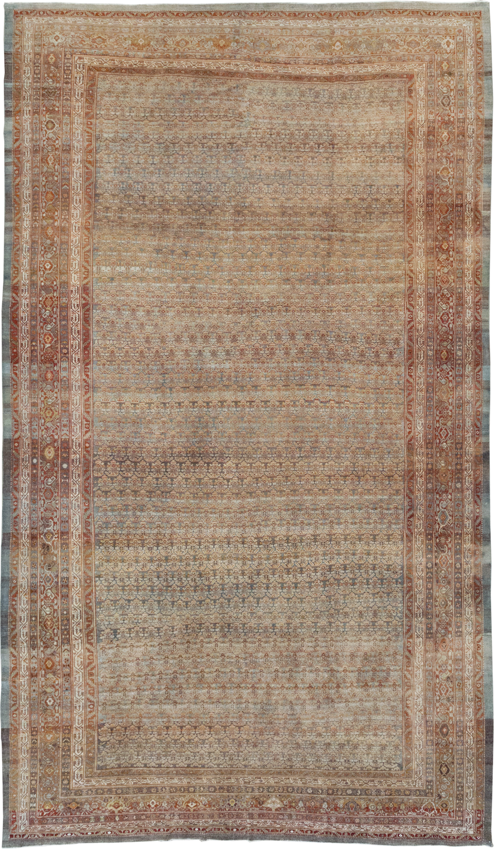 Antique Persian Malayer Carpet, No.24359 - Gsblank