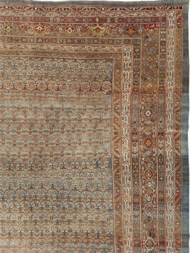 Antique Persian Malayer Carpet, No.24359 - Gsblank