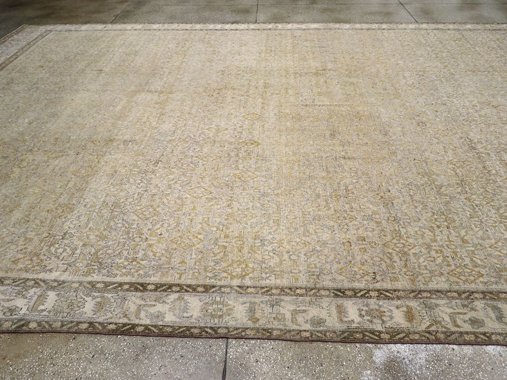 Antique Persian Malayer Oversize Carpet, No.24369 - Gsblank