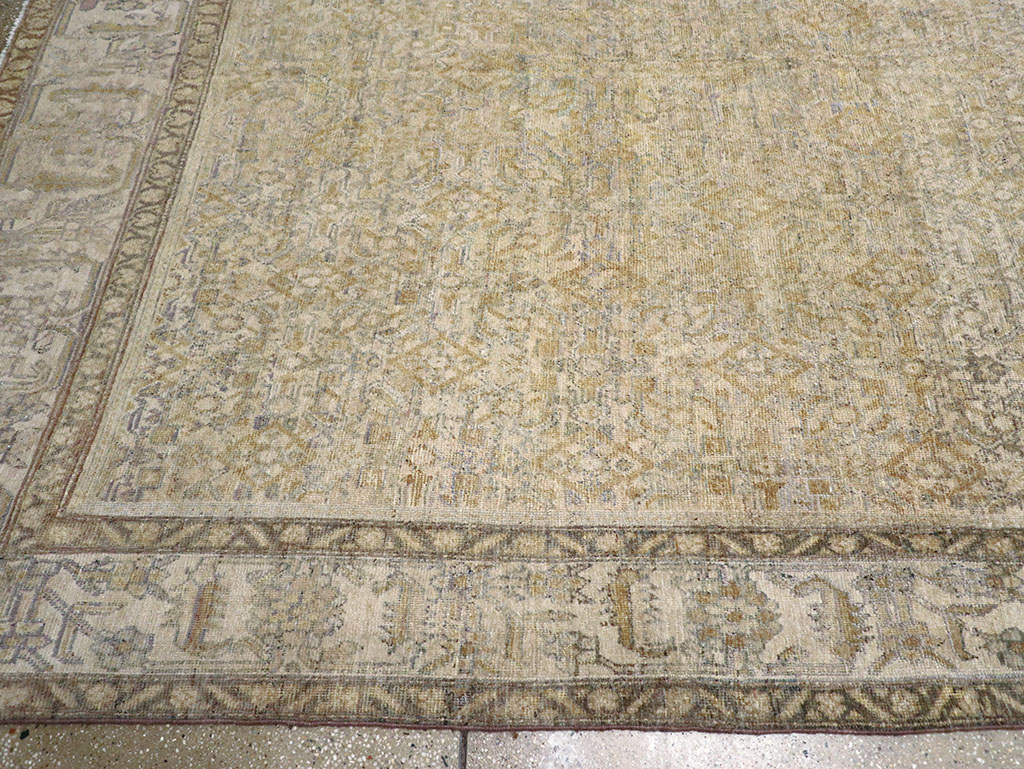 Antique Persian Malayer Oversize Carpet, No.24369 - Gsblank