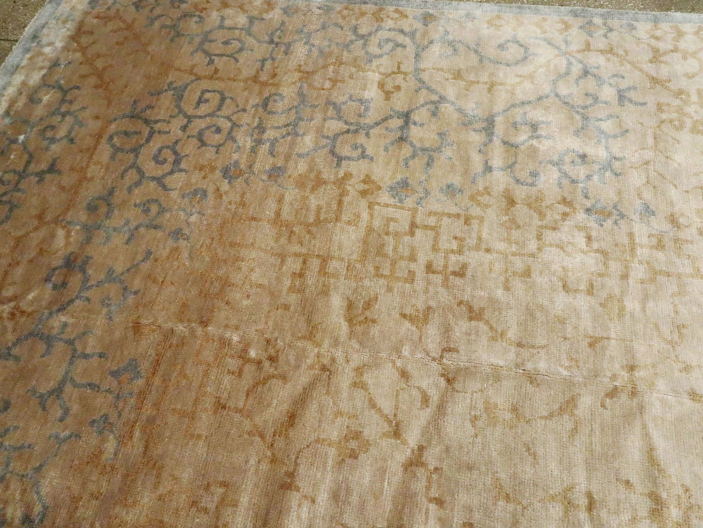 Modern East Turkestan Khotan Carpet, No.24370 - Gsblank