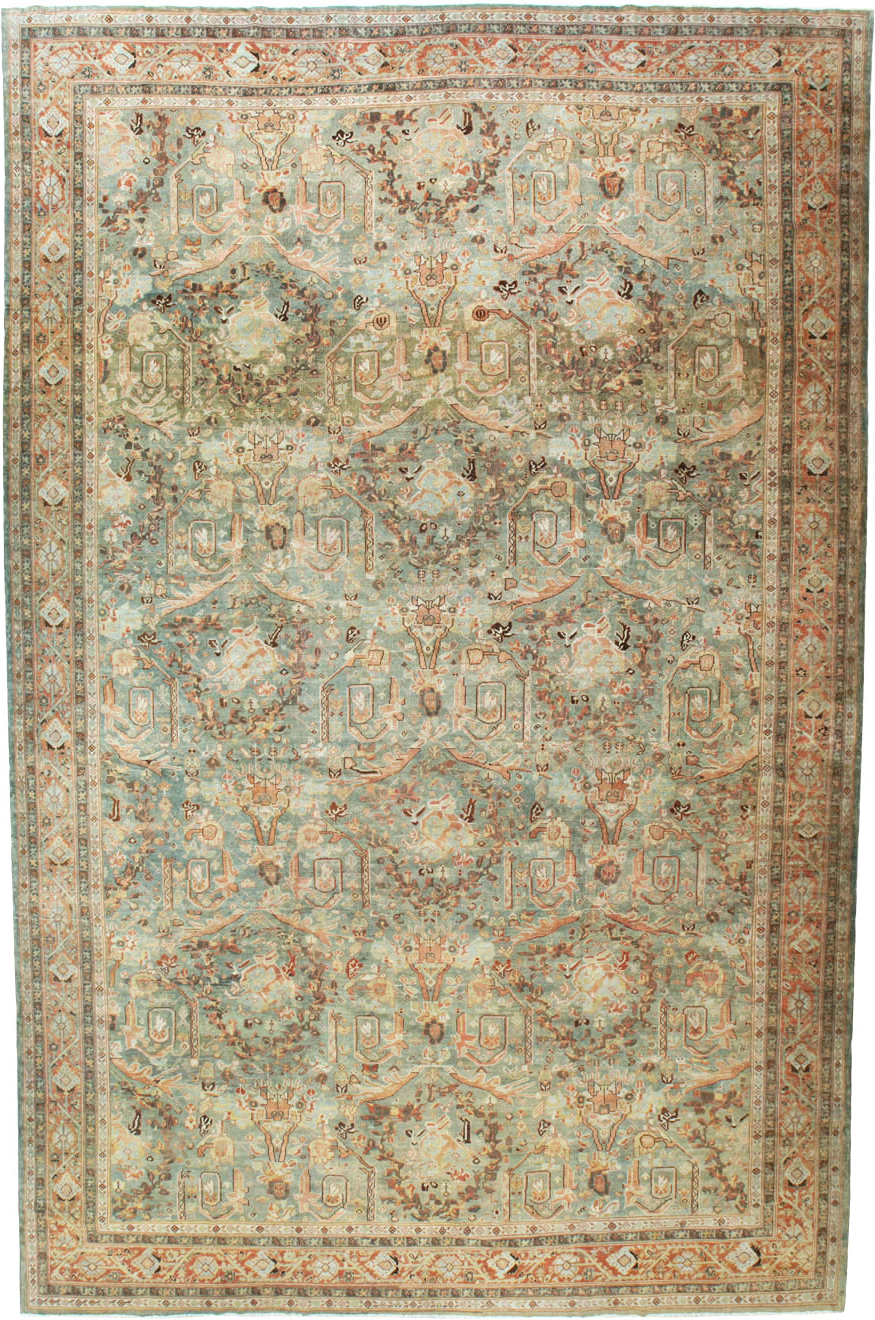 Antique Persian Mahal Carpet, No.24372 - Gsblank
