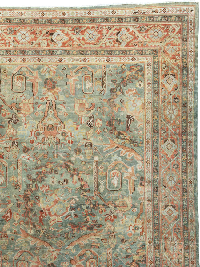 Antique Persian Mahal Carpet, No.24372 - Gsblank