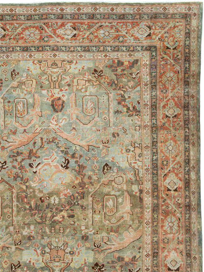 Antique Persian Mahal Carpet, No.24372 - Gsblank