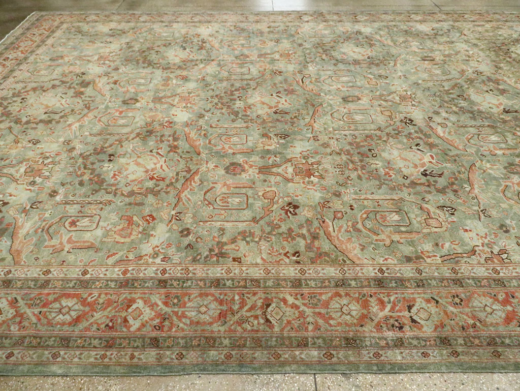 Antique Persian Mahal Carpet, No.24372 - Gsblank