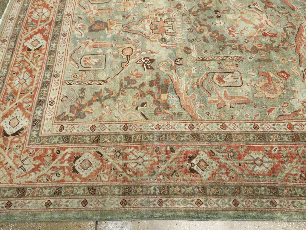 Antique Persian Mahal Carpet, No.24372 - Gsblank