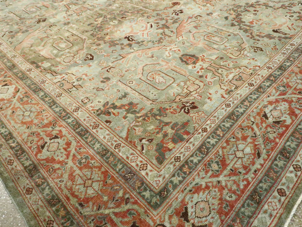 Antique Persian Mahal Carpet, No.24372 - Gsblank