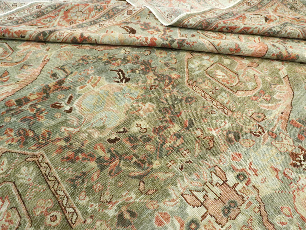 Antique Persian Mahal Carpet, No.24372 - Gsblank