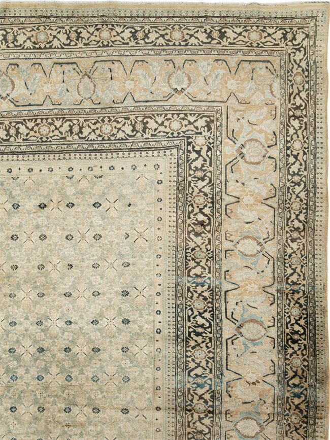 Antique Persian Dorokhsh Oversize Carpet, No.24373 - Gsblank