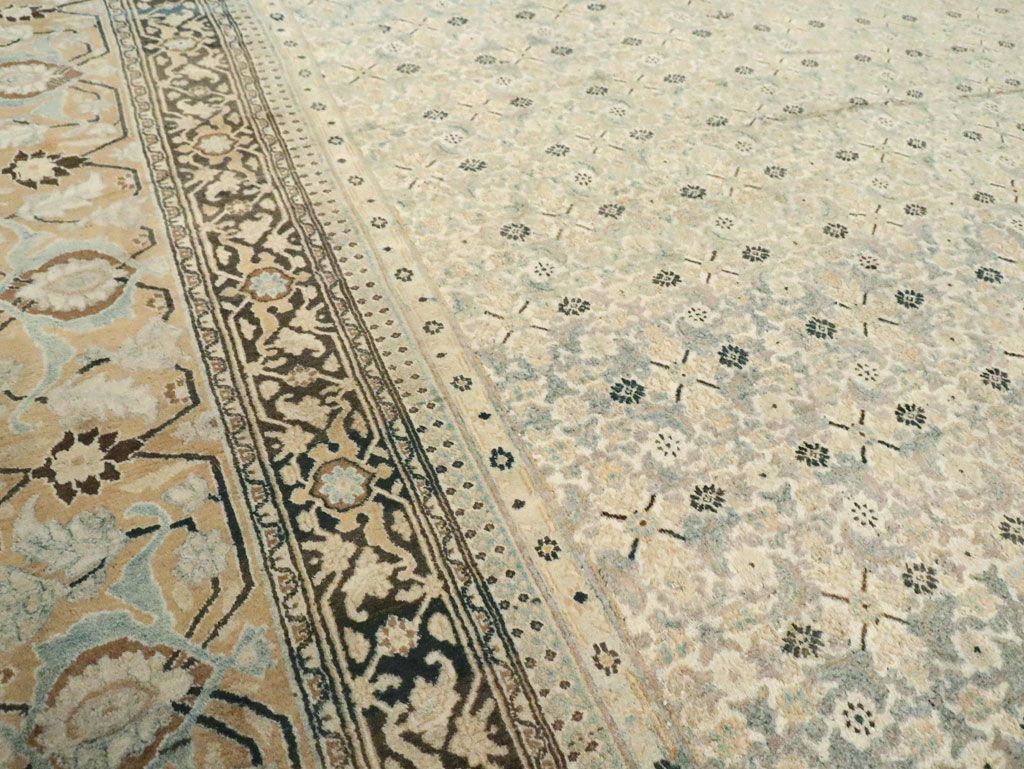 Antique Persian Dorokhsh Oversize Carpet, No.24373 - Gsblank