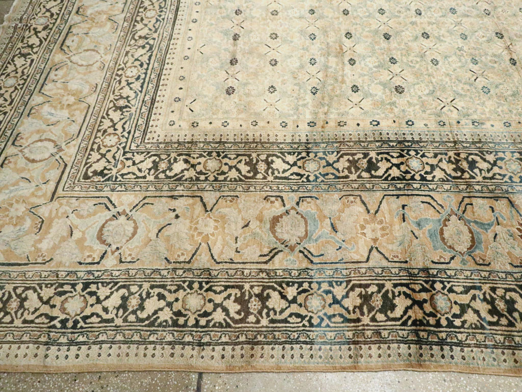 Antique Persian Dorokhsh Oversize Carpet, No.24373 - Gsblank