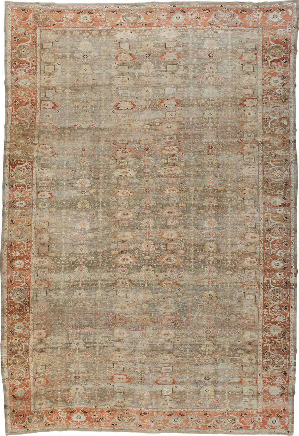 Antique Persian Bidjar Carpet, No.24374 - Gsblank