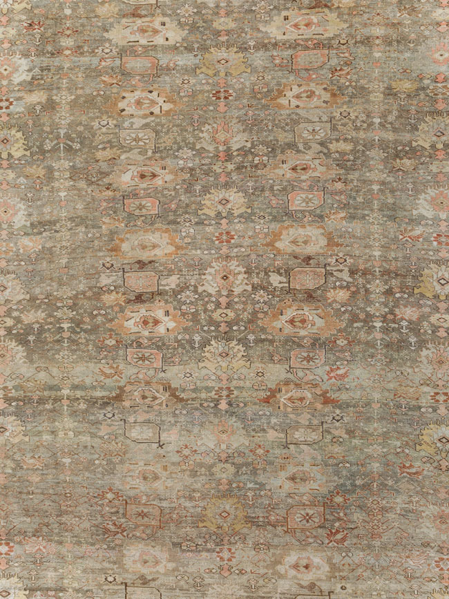 Antique Persian Bidjar Carpet, No.24374 - Gsblank