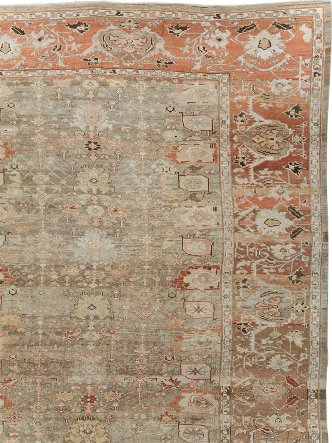 Antique Persian Bidjar Carpet, No.24374 - Gsblank