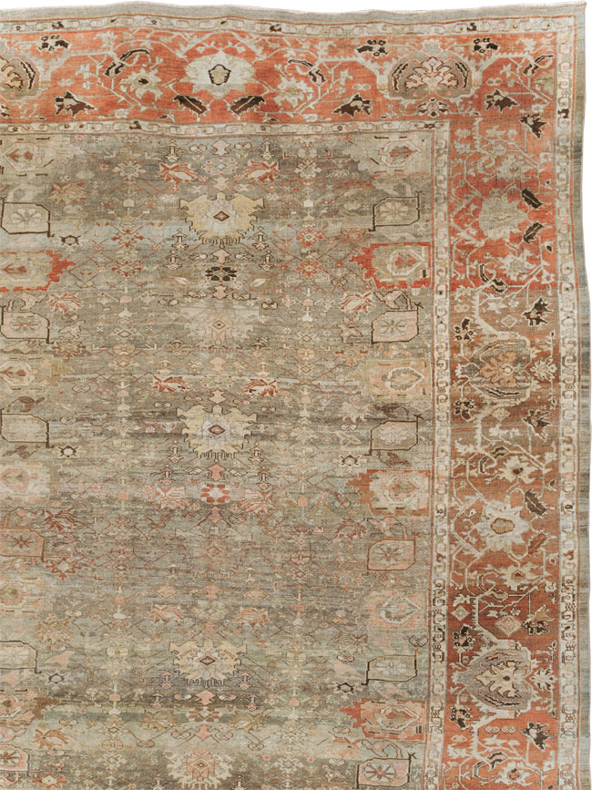 Antique Persian Bidjar Carpet, No.24374 - Gsblank