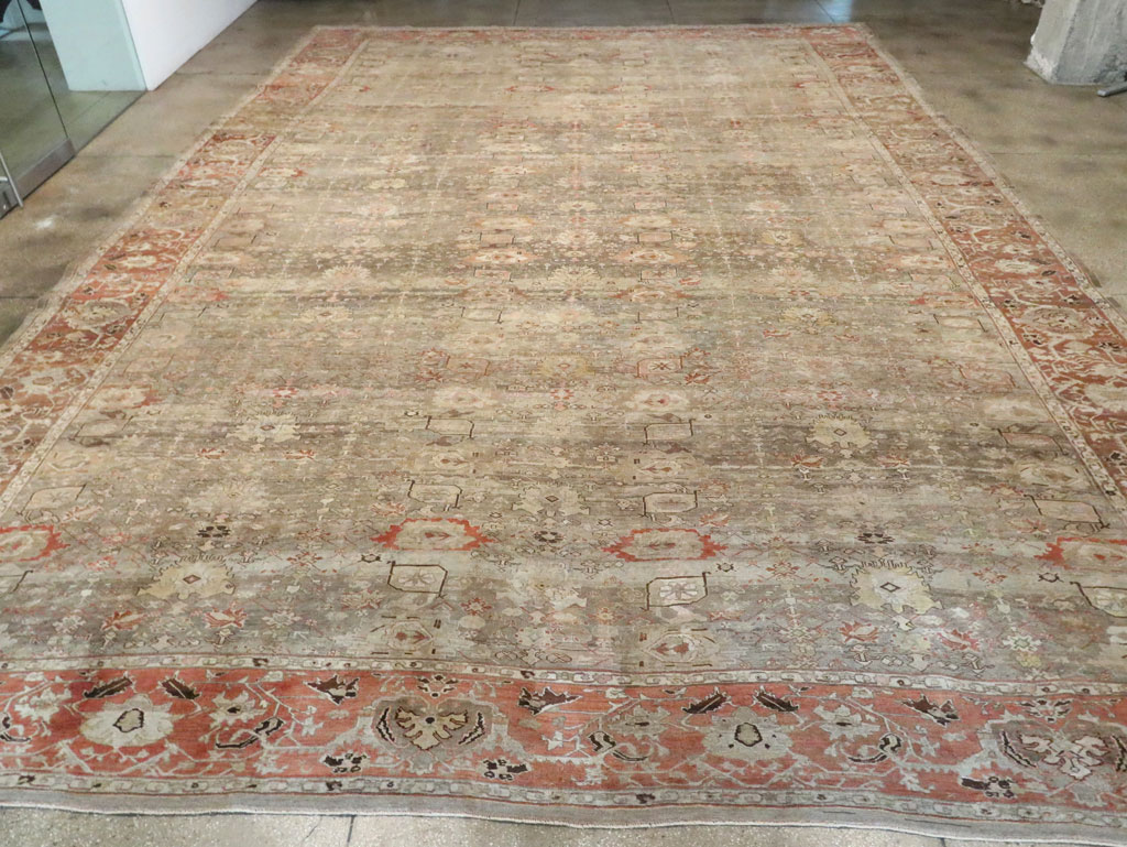 Antique Persian Bidjar Carpet, No.24374 - Gsblank