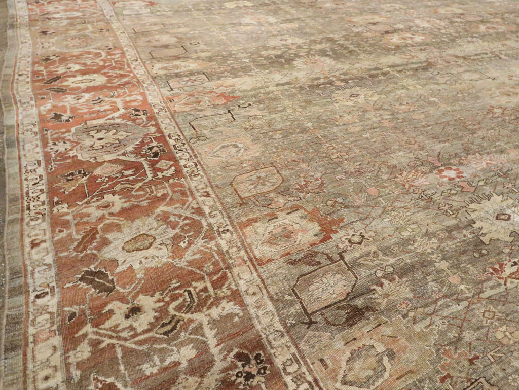 Antique Persian Bidjar Carpet, No.24374 - Gsblank