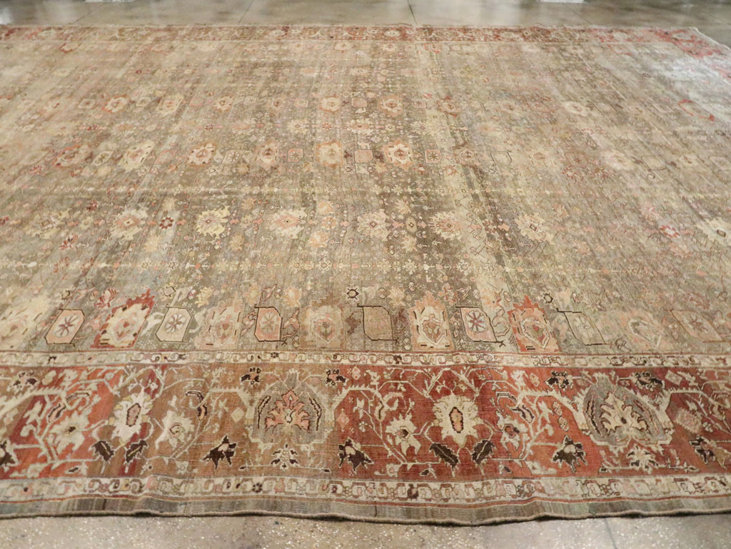 Antique Persian Bidjar Carpet, No.24374 - Gsblank