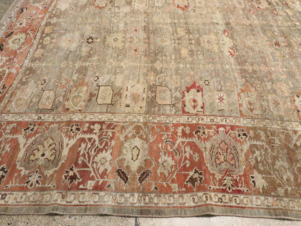 Antique Persian Bidjar Carpet, No.24374 - Gsblank
