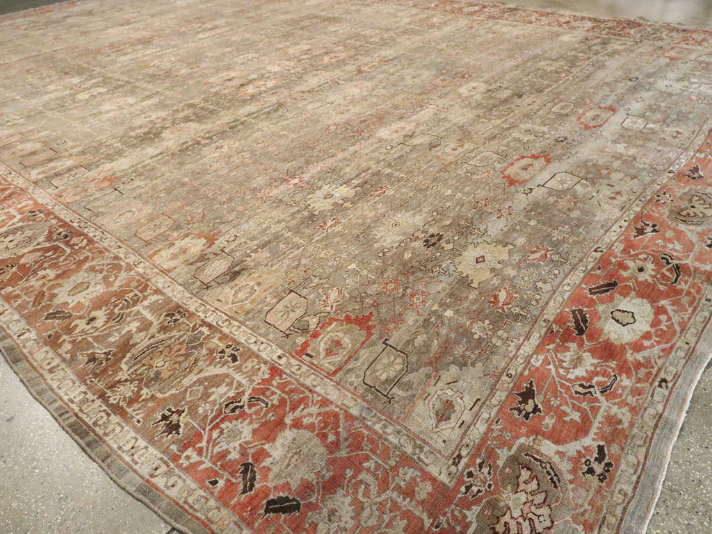 Antique Persian Bidjar Carpet, No.24374 - Gsblank