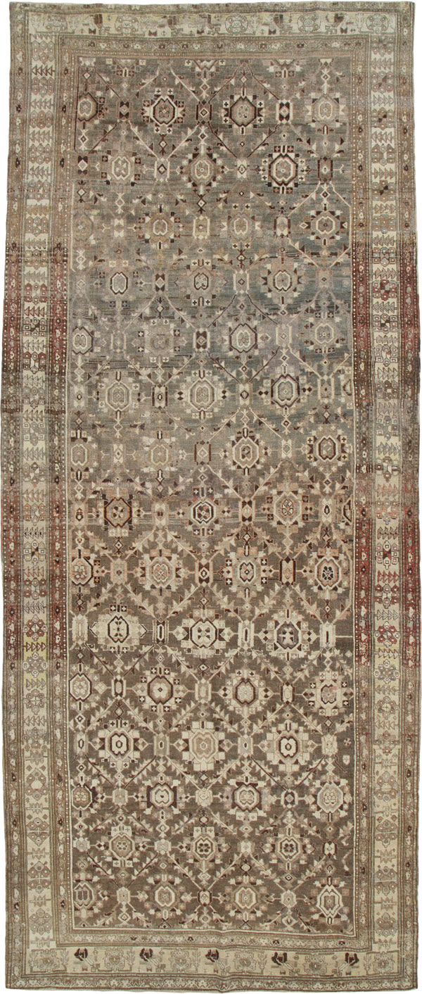 Antique Persian Malayer Gallery Carpet, No.24384 - Gsblank