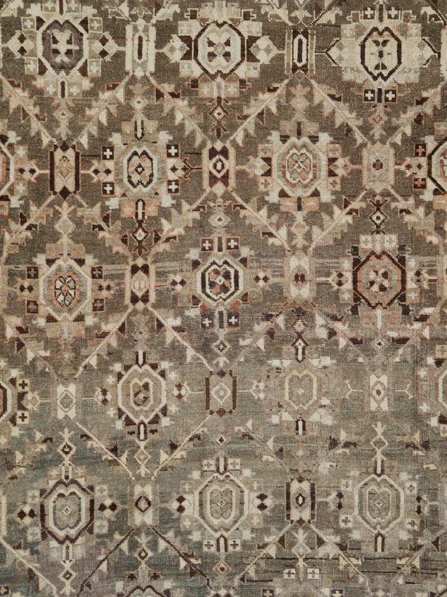 Antique Persian Malayer Gallery Carpet, No.24384 - Gsblank