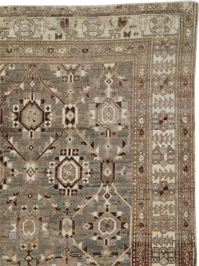 Antique Persian Malayer Gallery Carpet, No.24384 - Gsblank