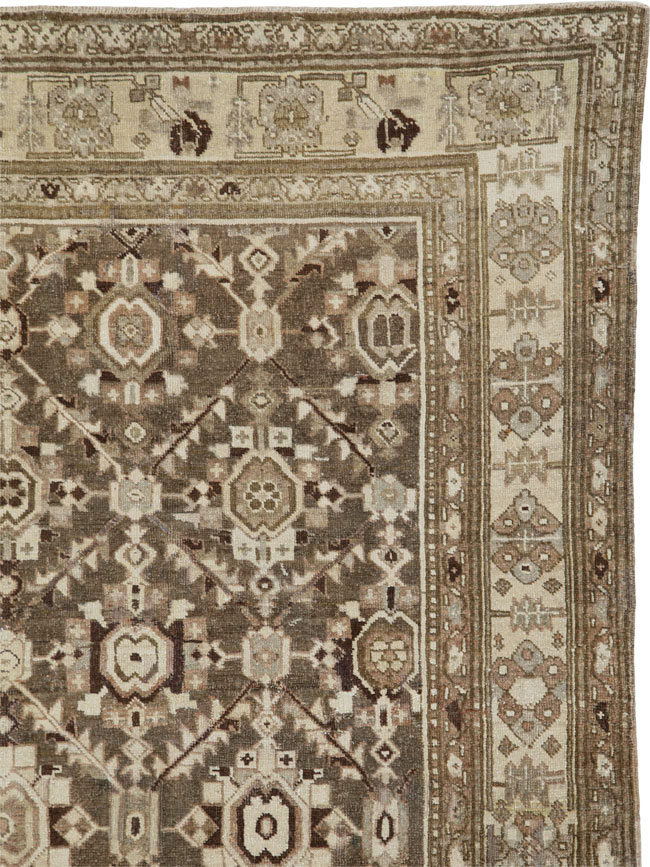 Antique Persian Malayer Gallery Carpet, No.24384 - Gsblank