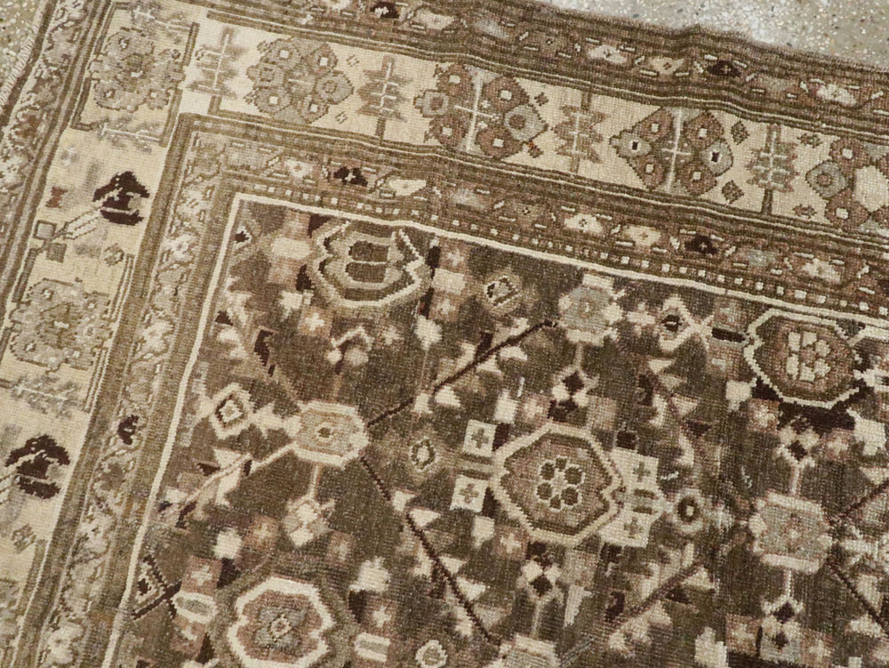 Antique Persian Malayer Gallery Carpet, No.24384 - Gsblank