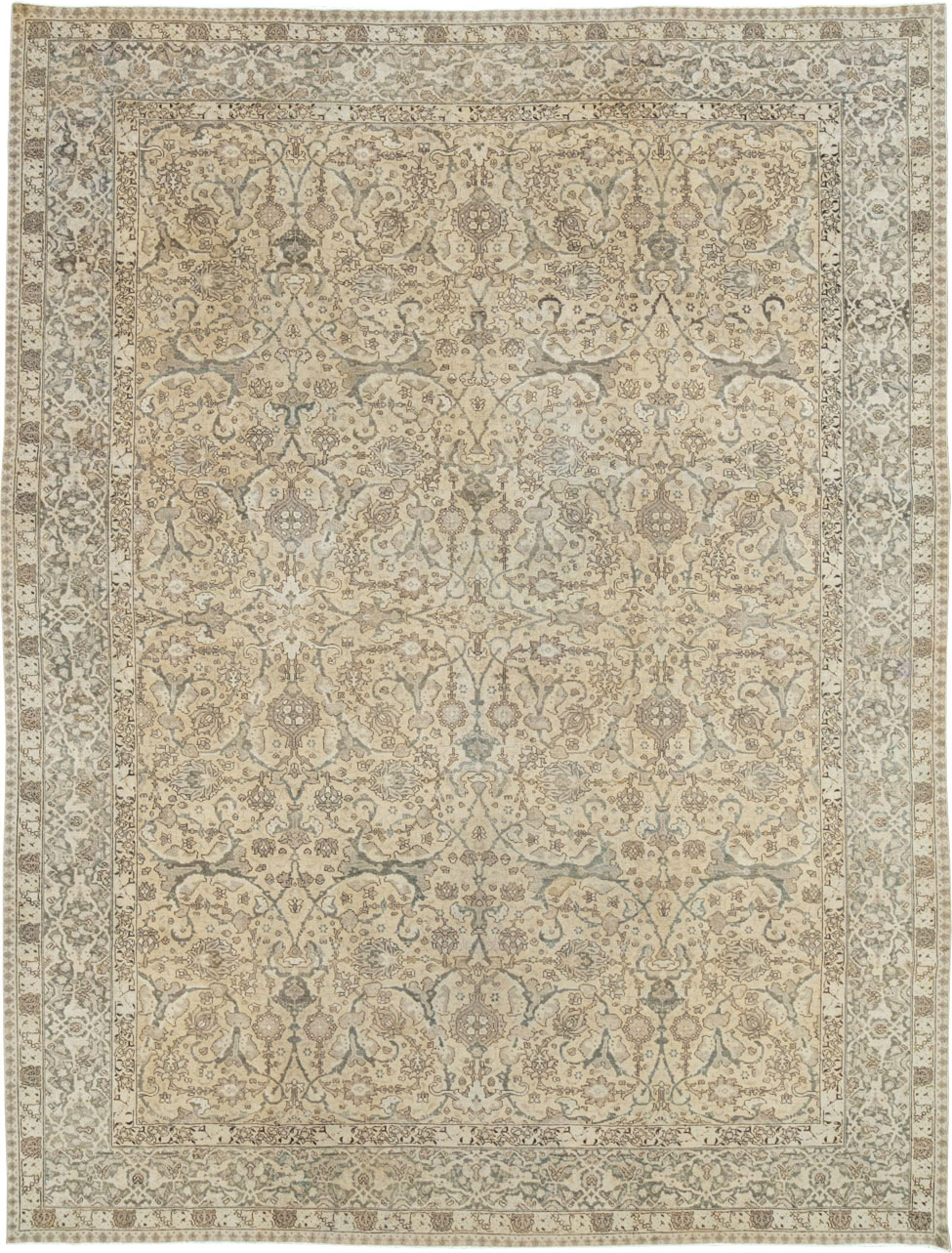 Antique Persian Tabriz Carpet, No.24389 - Gsblank