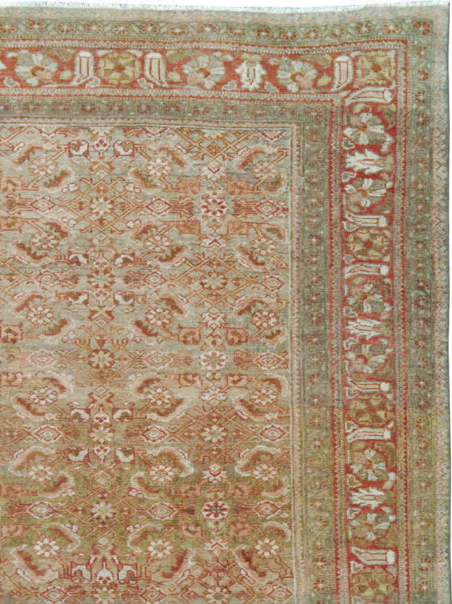 Antique Persian Malayer Carpet, No.24392 - Gsblank